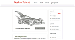 Desktop Screenshot of patentadesign.com
