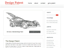 Tablet Screenshot of patentadesign.com